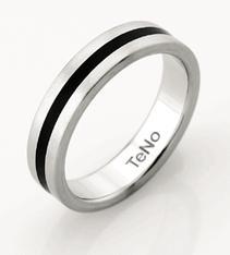 ADIT 4.5MM BLACK CERAMIC ALL THE WAY AROUND RING