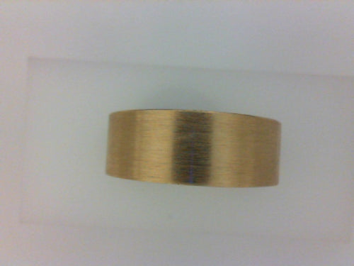 14KT YG FLAT SPIN SATIN BD