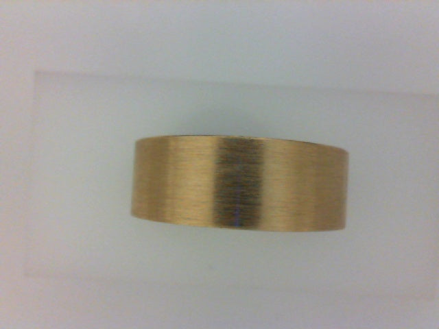 14KT YG FLAT SPIN SATIN BD