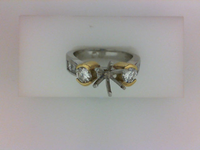 PLAT TT .92CT TW DIA SEMI MTG