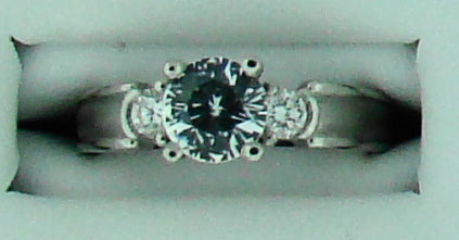LDS PLAT .24CT TW DIA SEMI MTG