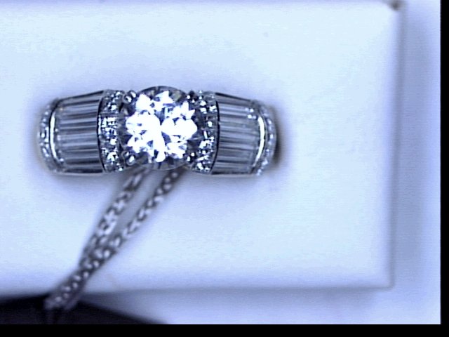 18KT PLAT 1.62CT DIA ENDLESS KISS SEMI MTG